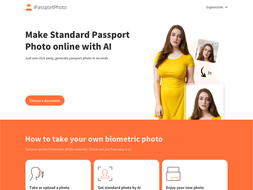 iPassportPhoto - With our AI-driven platform