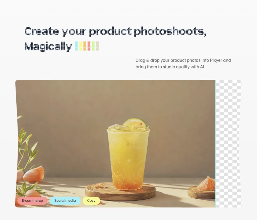 pixyer.ai - Pixyer is an AI-powered platform for e-commerce that makes creating product images easy. With just one click