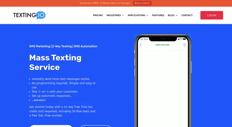 texting.io - Texting.io is a professional SMS platform for businesses