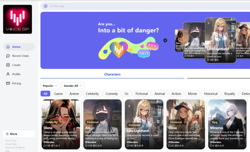 voicegf - VoiceGF has completely changed the experience of artificial intelligence chatbots with its groundbreaking technology