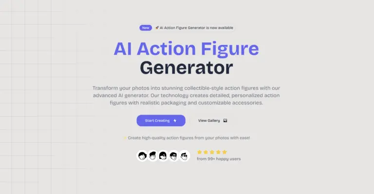 AI Action Figure Generator - Create personalized action figures from your photos with our advanced AI generator.