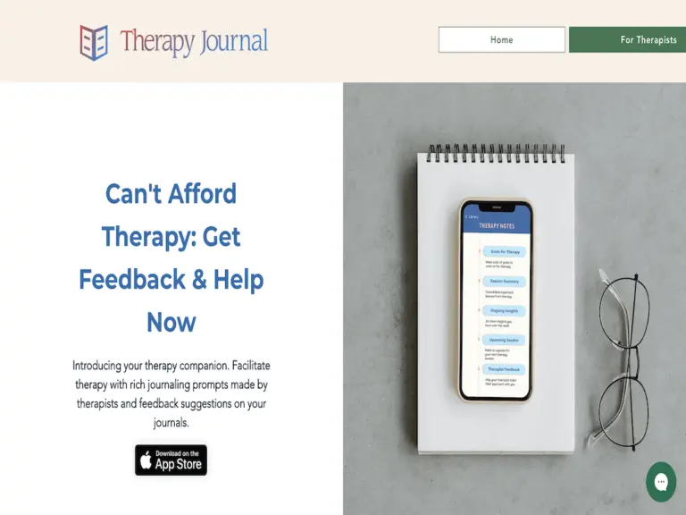Therapy Journal: AI Journal - Cheaper than a therapist. Journal Prompts by Therapist and AI analysis.