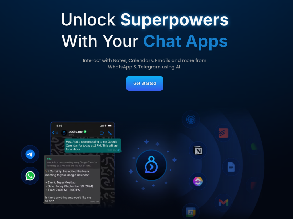addto.me - Constantly frustrated by the need to switch between multiple apps?