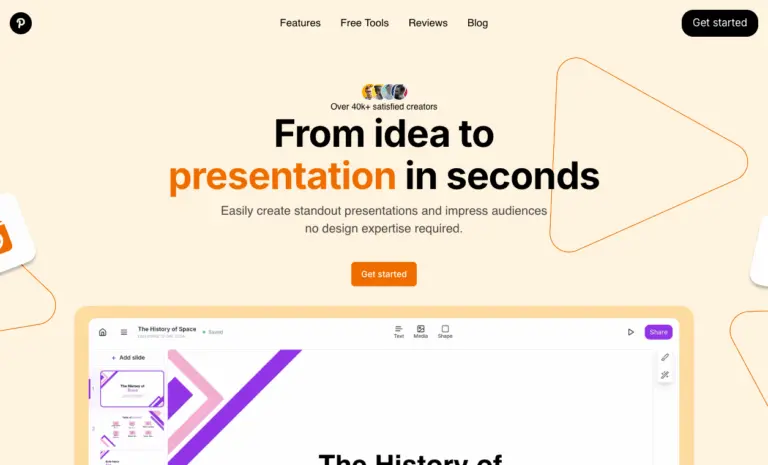 GenPPT - GenPPT is an AI-powered presentation generator designed to help users create professional