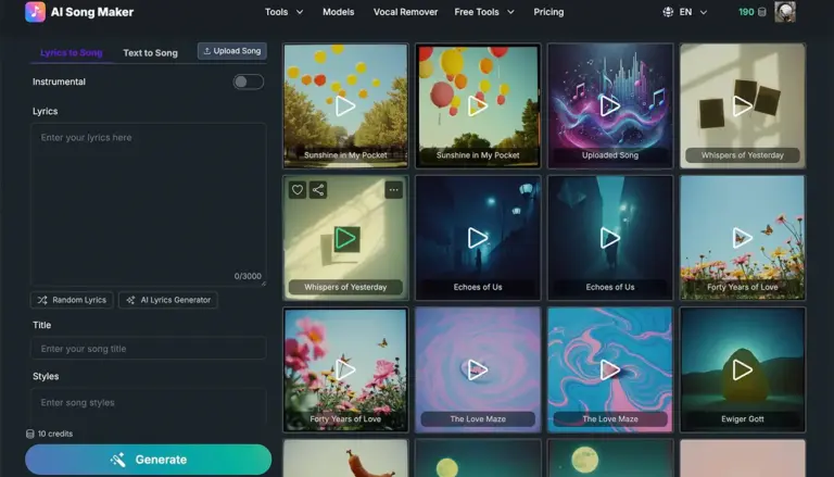 AI Music Generator - AI Music Generator is an AI-powered platform that turns text and lyrics into custom songs. Create