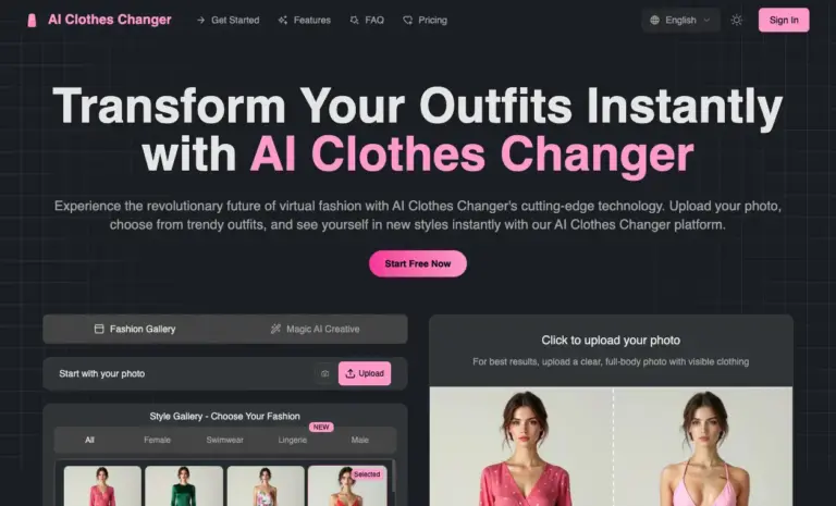AI Clothes Changer - AI Clothes Changer uses advanced artificial intelligence to let users virtually try on a wide range of outfits. Simply upload your photo
