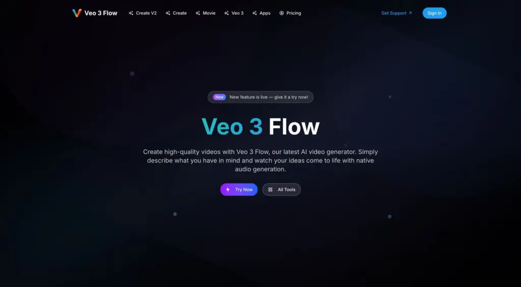 Veo 3 Flow - Veo 3 Flow AI Video Generation - Movie Maker & Video Creator. Create cinematic films