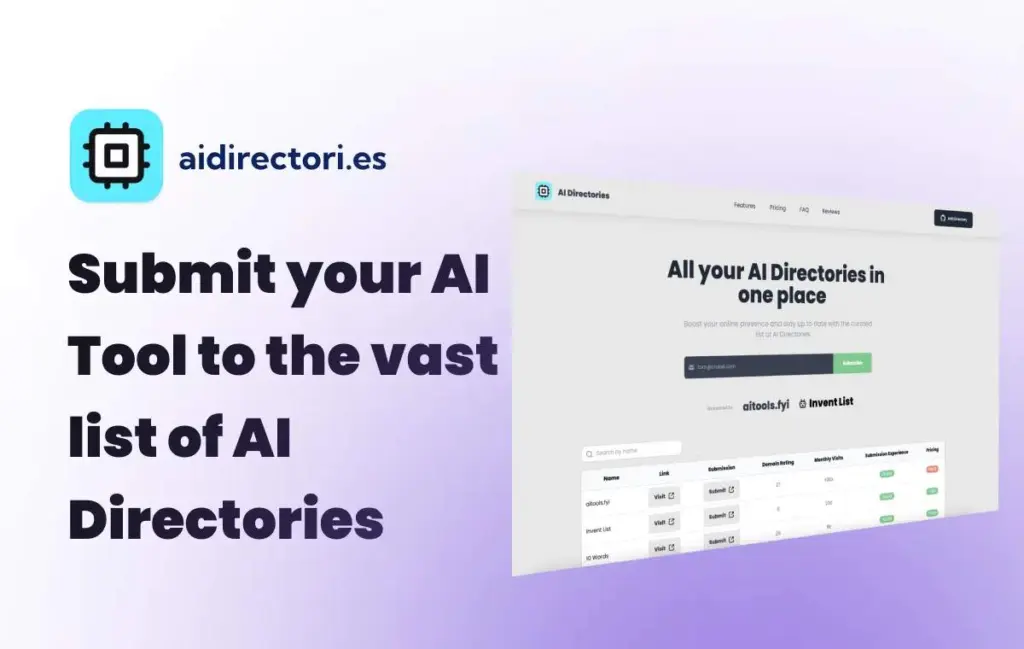 AI Directories - AI Directories is a site that curates hundreds of AI-focused directories and offers paid “done-for-you” submission packages so AI tools and startups can gain traffic