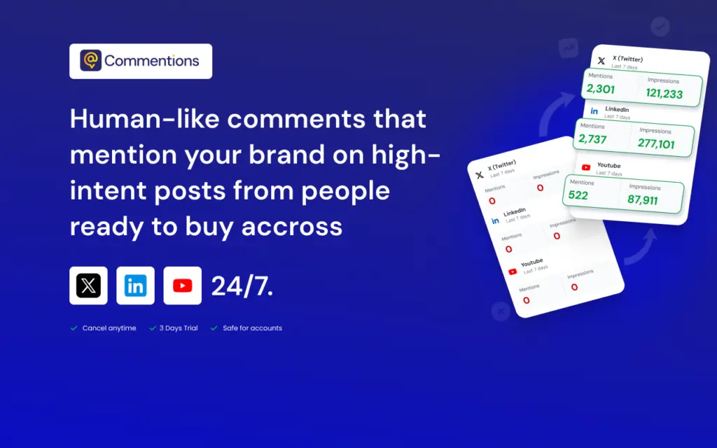 Commentions - Brand Mentions Automated on LinkedIn
