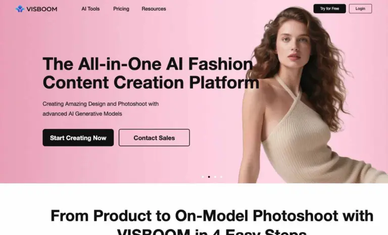 VISBOOM - VISBOOM is an all-in-one AI platform for e-commerce visual creation. It replaces traditional photoshoots with a complete toolkit: AI Clothes Changer
