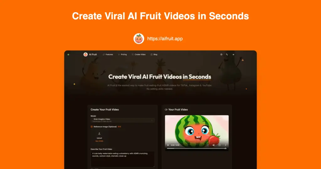 AI Fruit - Create Viral AI Fruit Videos in Seconds