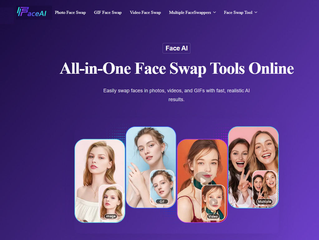 Face AI Video Face Swap - Face AI is an online face swap tool that lets you swap faces in photos