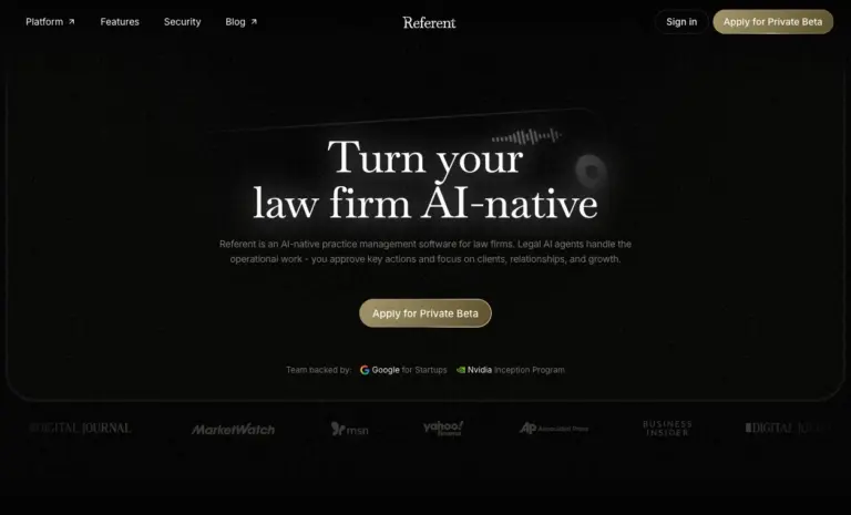 Referent - AI legal agents that help law firms manage intake
