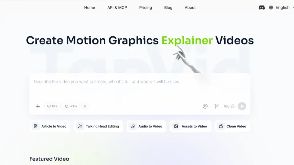 TapVid - TapVid turns the materials you already have into a video that explains things clearly and accurately