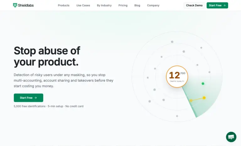 ShieldLabs - ShieldLabs is fraud detection and prevention with traffic quality scoring. It detects multi-accounting